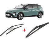 Cumpara ieftin Set 3 stergatoare HYUNDAI BAYON (BC3) 2021, pentru parbriz si luneta, Valeo Silencio
