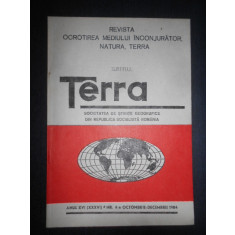 Terra. Revista. Societatea de stiinte geografice. 4 Octombrie - Decembrie 1984