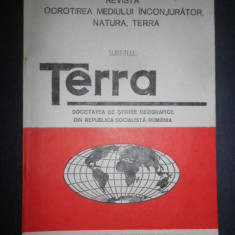 Terra. Revista. Societatea de stiinte geografice. 4 Octombrie - Decembrie 1984