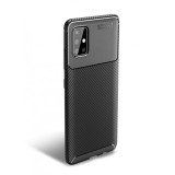 Husa Auto Focus Carbon compatibila cu Samsung Galaxy A71- Negru, ALC MOBILE