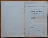 Societatea de economie si avansuri Miscarea Gara Galati , CFR , Galati , 1900