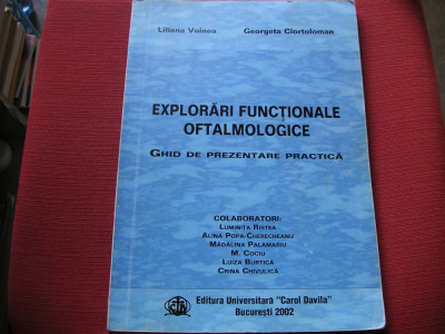 Explorari functionale oftalmologice - Liliana Voinea , G.Ciortoloman foto