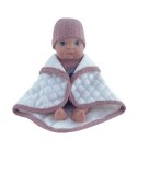 Papusa bebelus 20 cm cu paturica Yala Baby