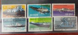 TS21 - Timbre serie DDR 1981 Mi 2651-56 Maritim - Vapoare, Stampilat