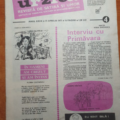 revista urzica 15 aprilie 1977 - revista de satira si umor