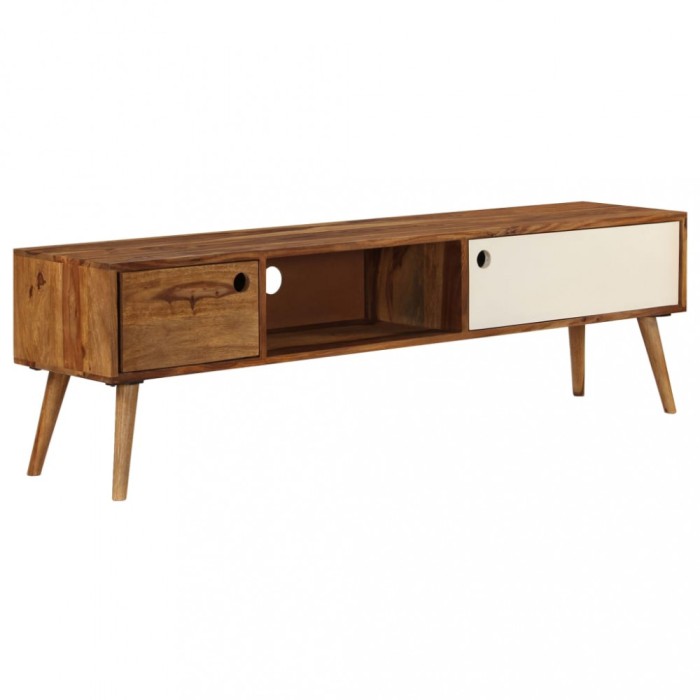 vidaXL Comodă TV, 140x30x40 cm, lemn masiv de acacia 246224