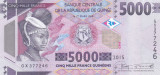 Bancnota Guineea 5.000 Franci 2015 - P49 UNC