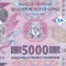 Bancnota Guineea 5.000 Franci 2015 - P49 UNC