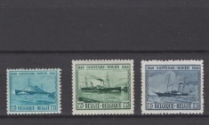 Belgia 1946 - Vapoare, Ostende-Dover, serie neuzata