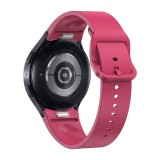 Cumpara ieftin Curea din silicon 20 mm, marca THD, pentru Galaxy Watch6/Classic, Galaxy Watch5/Pro, culoarea visiniu