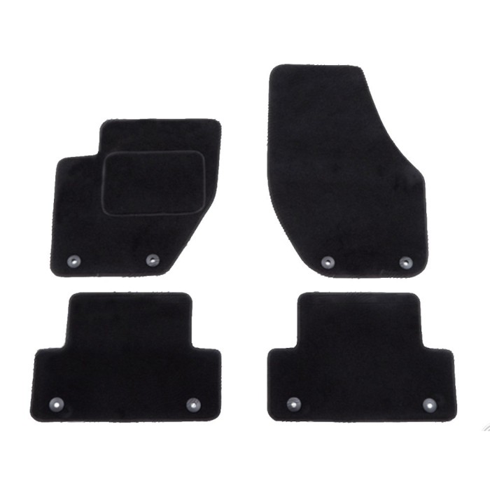 Set covorase auto mocheta Velor VOLVO V40, 07.2012-08.2019 model : CROSS COUNTRY, negru,