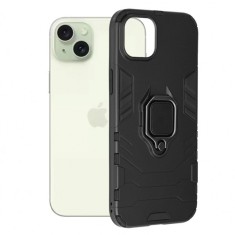 Husa pentru Apple iPhone 15 Plus, Techsuit, Shield, Neagra foto