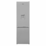 Combina frigorifica Heinner HC-V288SWDE+, Less Frost, Dozator de apa, 288 L, Lumina LED, Clasa E, H 180 cm, Argintiu