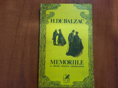 Memoriile a doua tinere casatorite de Honore de Balzac foto