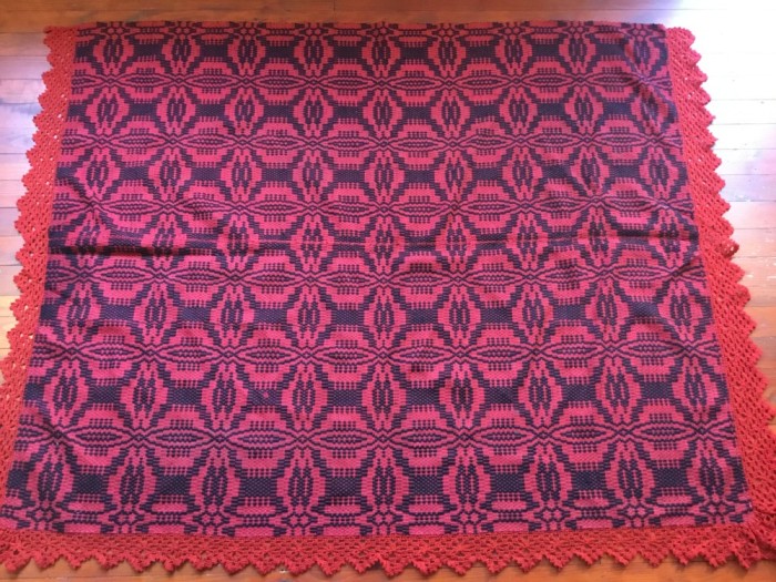 arta / traditie / rustic / design - Cuvertura , Macat , Scoarta , Patura taraneasca realizata manual la razboiul de tesut !