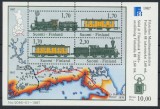 Finlanda 1987 - Trenuri, cai ferate, bloc neuzat