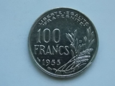 100 FRANCS 1955 B FRANTA foto