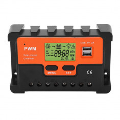 Controller tensiune pentru panou solar KZ030, 12V, 30 A, LCD