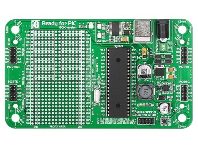 Kit Dezvoltare Microchip PIC18 Prototip DIP28