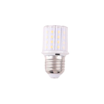 Bec Led Plastic, E27, Lumina Calda, Design Compact foto