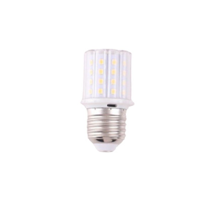 Bec Led Plastic, E27, Lumina Calda, Design Compact