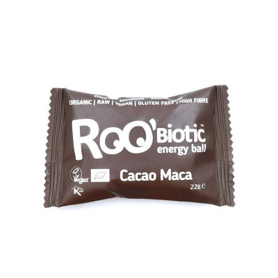 Roobiotic Energy Ball Cacao si Maca Bio Dragon Superfoods 22gr foto