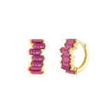 Cumpara ieftin Cercei argint 925, JW1052, model elegant rotund, placati cu aur