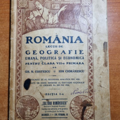 romania mare-lectii de geografie umana politica si economica-clasa a 7-a - 1936