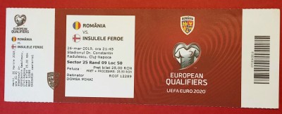 Bilet meci fotbal ROMANIA - INSULELE FEROE (26.03.2019) foto