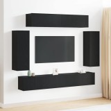 Cumpara ieftin Set TV 6 Piese - Finisaj Lemn Vechi