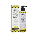 Sampon caini, pisici, cai TopDog Fruit Mix, 250ml, Aloe Vera, Ulei Masline, Antistatic, dematare, concentrat 20:1, toate rasele