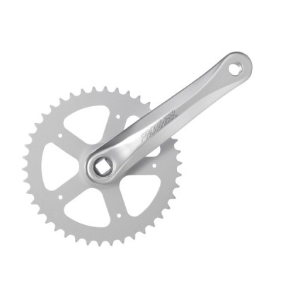 Pedalier Prowheel, 42T 3/32, brat 170mm, aluminiu, ax patrat Cod:45402SSSKRM foto