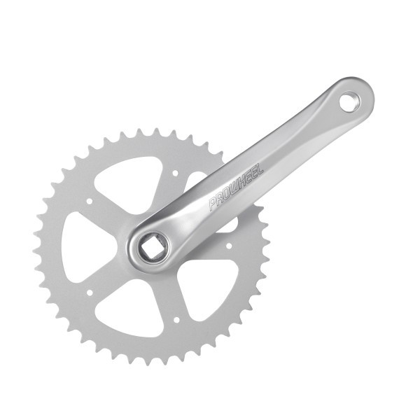 Pedalier Prowheel, 42T 3/32, brat 170mm, aluminiu, ax patrat Cod:45402SSSKRM