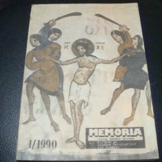 Memoria - revista gandirii arestate - nr 1 din 1990