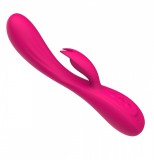 Vibrator LoveS Dual Rabbit Dark Pink