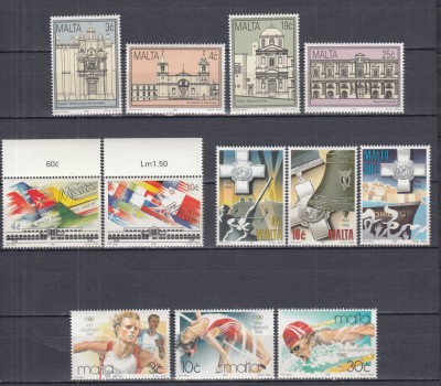 MALTA 1992 MULTIPLE SERII MNH foto