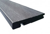 Cumpara ieftin Treapta Decking WPC, model No Gap, dimensiune 138 x 22.5 mm, Lungime 4000 mm, culoare Gri Inchis