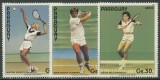 Paraguay 1986 - Jucători de tenis, sport, serie neuzata