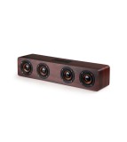 Boxa Portabila Bluetooth W8 12W &ndash; Lemn, Stereo 3D, MP3, AUX, TF, Handsfree