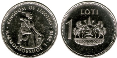 Lesotho 2010 - 1 loti UNC foto