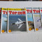 REVISTA TOP GUN SPECIAL ROMANIA , AVIATIE , LOT 9 BUCATI ANI DIFERITI .