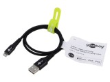 Cablu USB 2.0 Goobay Apple Lightning - USB A, 0.5m, negru
