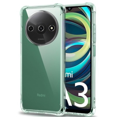 Husa pentru Xiaomi Redmi A3 - Techsuit Shockproof Clear Silicone - Clear foto