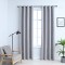 vidaXL Draperii opace cu inele metalice, 2 buc., gri, 140 x 225 cm 134465