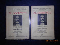 AL. ODOBESCU - OPERE ALESE 2 volume (1941) foto