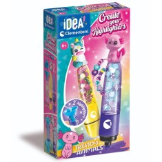 Set de creatie Clementoni Idea, Marker cu decoratiuni, Trendy Animal