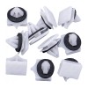 Set 10 clipsuri ornament Ford Galaxy, Mondeo, Mustang Mach-E, Mustang, S-Max, ornamente praguri exterioare, Rapid