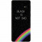 Husa silicon personalizata pentru Samsung Galaxy S10 Plus, Black Is Not Sad