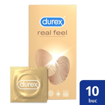 Prezervative Durex Real Feel 10 buc foto