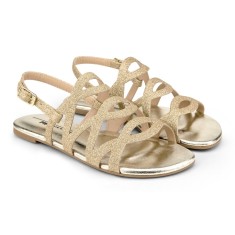 Sandale Fete Little Me Gold Glitter 38 EU
